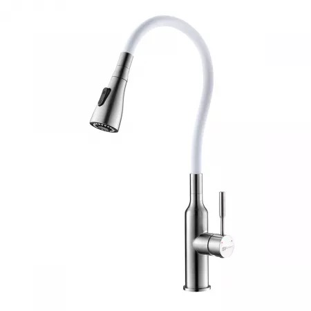 Смеситель Lemark Expert LM5082S-White матовый/белый