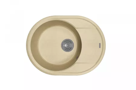 Мойка Flortek Дафна 620 бежевый (400x400 мм) 23.030.B0620.104