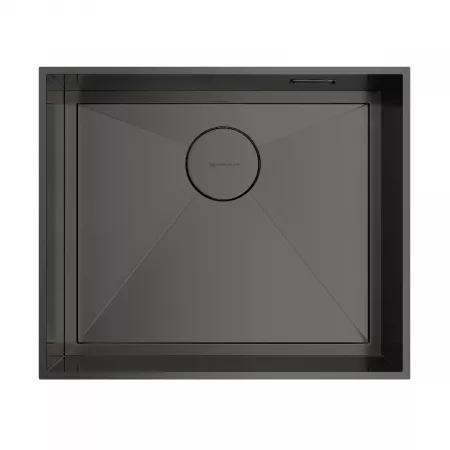 Мойка Omoikiri Kasen 53-INT-GM вороненая сталь (530x460 мм) 4993496