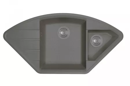 Мойка Flortek Крокус 980 черный (980x500 мм) 23.040.E0980.102