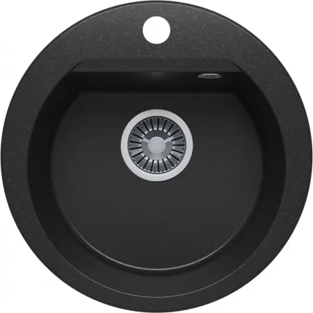 Мойка Polygran Atol-460 черный (460x460 мм) 678897