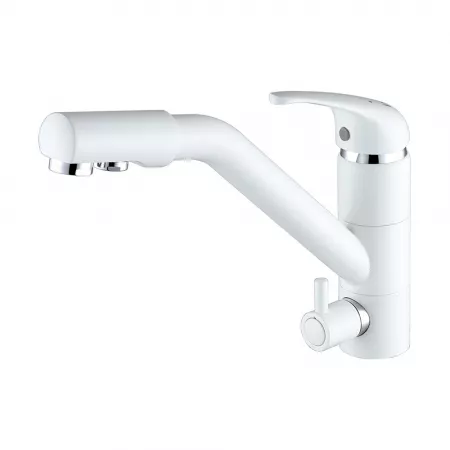 Смеситель Paulmark Hessen He213017-431 белый матовый