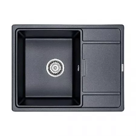 Мойка Paulmark Weimar PM216550-BLM черный металлик (650x500 мм)