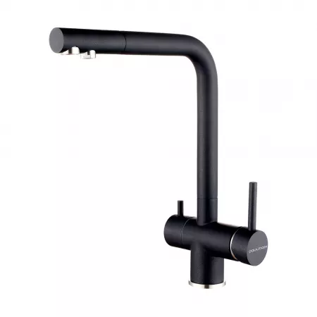 Смеситель Paulmark Skalen Sk213020-418 черный металлик