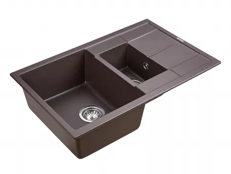 Мойка Paulmark Feste PM237850-CO кофе (775x495 мм)