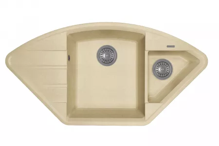 Мойка Flortek Крокус 980 бежевый (980x500 мм) 23.040.E0980.104