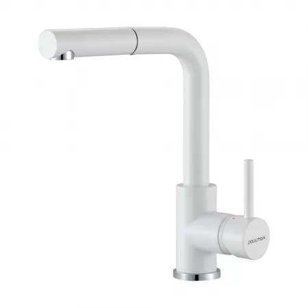 Смеситель Paulmark Kassel Ka214311-431TW белый матовый полностью