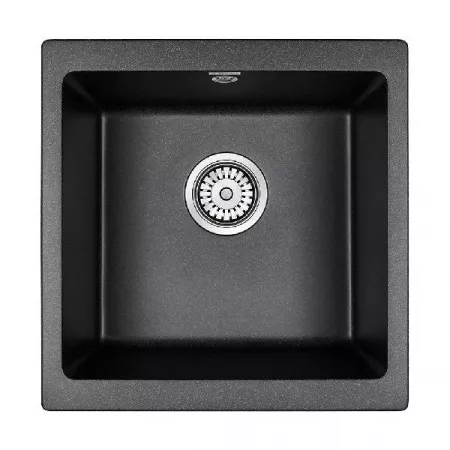 Мойка Paulmark Brilon PM104546-BL черный (450x460 мм)