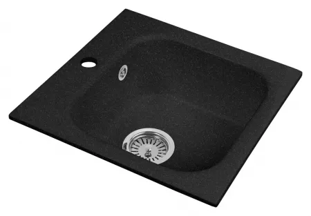 Мойка AquaGranitEx M-43 (308) черный (430x445 мм)