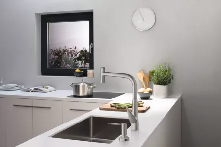 Смеситель Hansgrohe Talis Select 73867800 под сталь