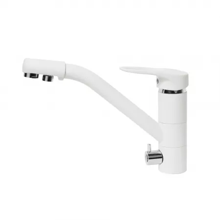 Смеситель AquaGranitEx C-6040 (331) белый