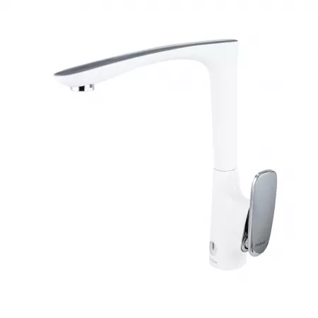 Смеситель Raiber Dunis R1202 хром/белый