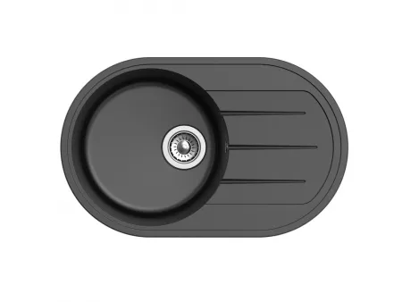 Мойка Ewigstein Elegant R50F черный (745x465 мм) E- R50F черный
