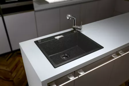 Мойка Tolero Loft TL-580 черный (580x500 мм) 473585