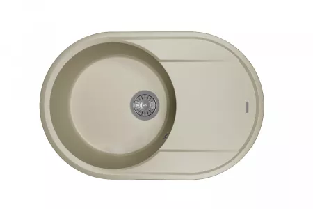 Мойка Flortek Дафна 760 грей (760x500 мм) 23.030.С0760.305