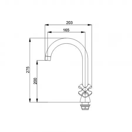 Смеситель Raiber Talis R8003 хром