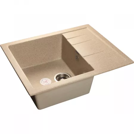 Мойка GranFest Quadro песочный (500x650 мм) Q-650 L пес
