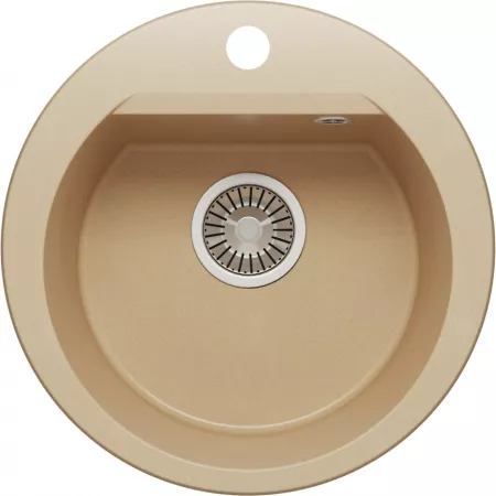 Мойка Polygran Atol-460 бежевый (460x460 мм) 678903