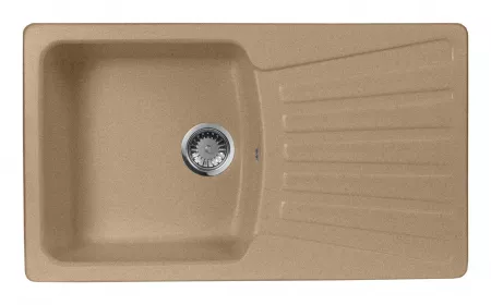 Мойка AquaGranitEx M-12 (302) песочный (840x495 мм)