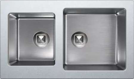 Мойка Tolero Twist TTS-840 серый металлик (840x500 мм) 474339