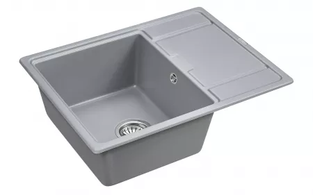 Мойка Paulmark Weimar PM216550-GRM серый металлик (650x500 мм)