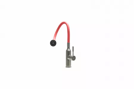 Смеситель Lemark Expert LM5082S-Red матовый/красный