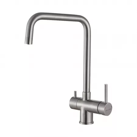 Смеситель Paulmark Wetter We213030-SS нержавеющая сталь