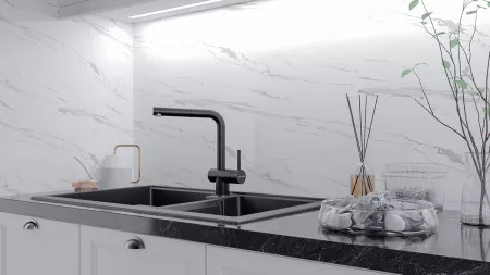 Смеситель Paulmark Dosse Do214418-401 антрацит
