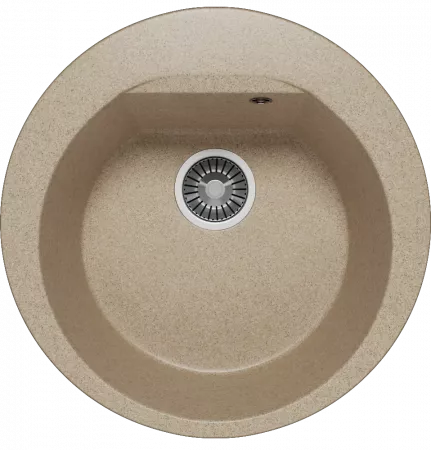Мойка Polygran Atol-520 песочный (520x520 мм) 627475