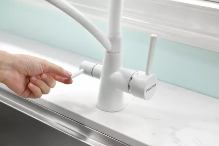 Смеситель Paulmark Siеgen Si213111-431TW белый матовый полностью