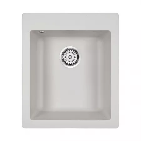 Мойка Paulmark Leer PM104249-WH белый (415x490 мм)