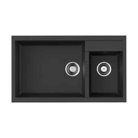 Мойка Omoikiri Tedori 86-2-LB-BL черный (860x500 мм) 4993932