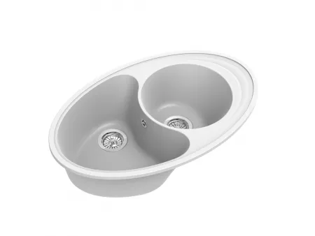 Мойка Ewigstein Elegant W90KF иней (825x515 мм) E- W90KF иней