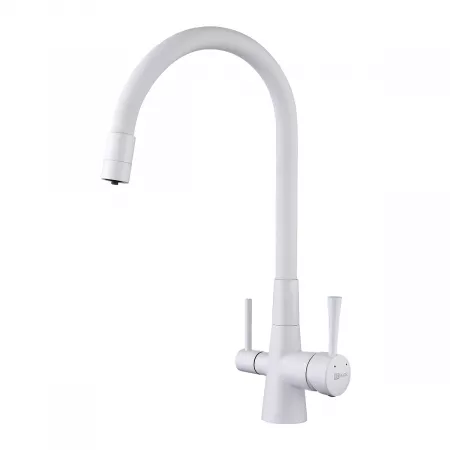 Смеситель Lemark Comfort LM3075W белый