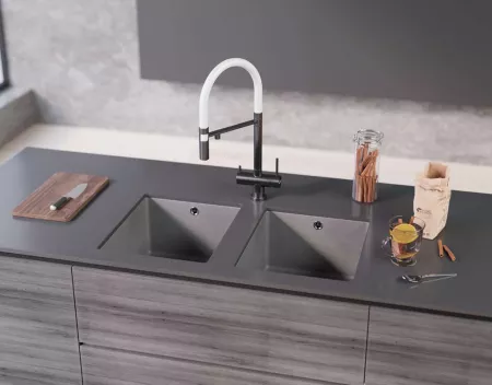 Мойка Omoikiri Bosen 38-U-BE ваниль (380x440 мм) 4993158