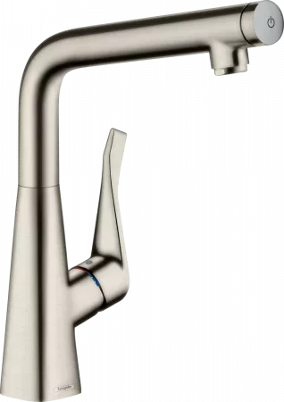 Смеситель Hansgrohe Metris Select 14883800 под сталь