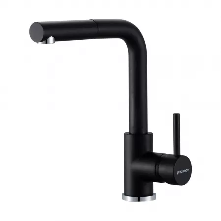 Смеситель Paulmark Kassel Ka214311-401TB антрацит полностью