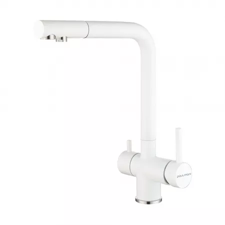 Смеситель Paulmark Skalen Sk213020-431 белый меаллик