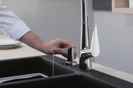 Смеситель Hansgrohe Talis Select 73853800 под сталь