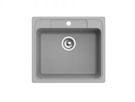 Мойка Ewigstein Elegant 60 серый металлик (570x510 мм) E- 60 сер мет
