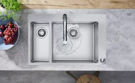Смеситель Hansgrohe Metris Select 73804800 под сталь