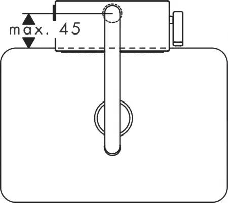 Смеситель Hansgrohe Aquno Select 73830670 матовый черный