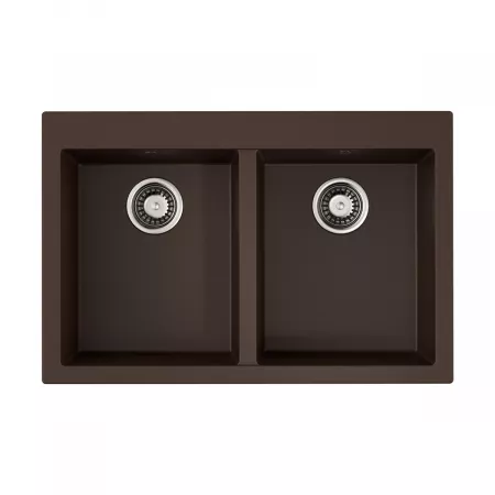 Мойка Omoikiri Bosen 80-2-DC темный шоколад (800x530 мм) 4993840