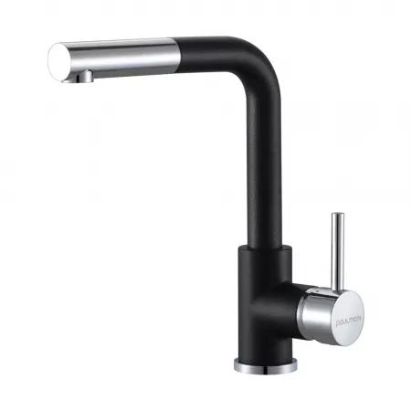 Смеситель Paulmark Kassel Ka214311-418 черный металлик