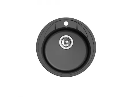 Мойка Ewigstein Elegant R45 черный (480x480 мм) Е- R45 черный