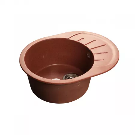 Мойка GranFest Rondo красный марс (579x445 мм) R-580 L кр.м