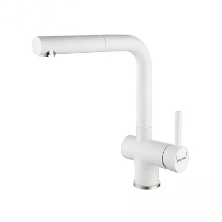 Смеситель Paulmark Dosse Do214418-431 белый матовый