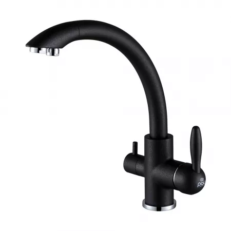 Смеситель Paulmark Essen Es213001-418 черный металлик