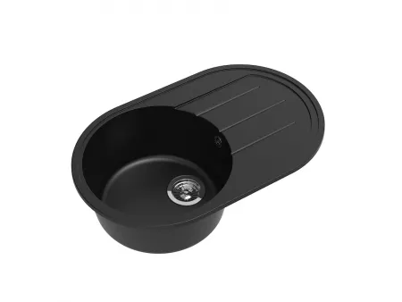 Мойка Ewigstein Elegant R50F черный (745x465 мм) E- R50F черный
