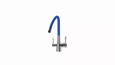 Смеситель Lemark Comfort LM3075C-Blue хром/синий